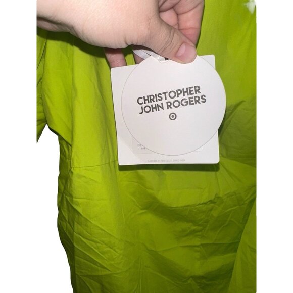 NWT Christopher John Rogers for Target 28W/30W Puff Sleeve Faux Wrap Dress READ - Picture 4 of 11